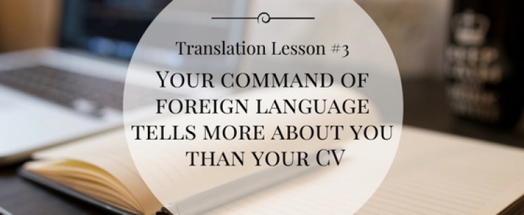 Foreign language – do you really know it?